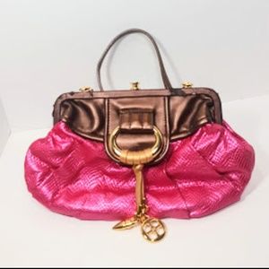 IMAN Pink handbag purse